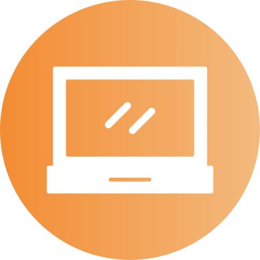 vektör dizüstü simgesi illüstrasyonu 