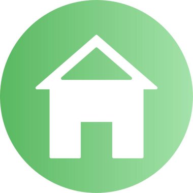 Ev web basit simge illüstrasyonu