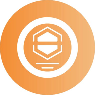 Şirket Logo simgesi, vektör illüstrasyonu  