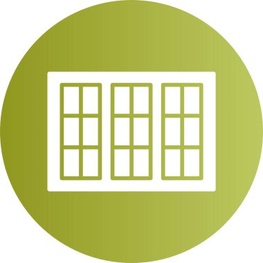 Pencere. Web simgesi basit illüstrasyon 