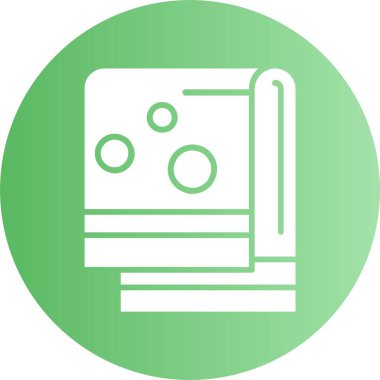 havlu ikonu vektör illüstrasyonu