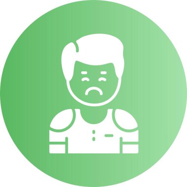 Umutsuzluk. Web simgesi basit vektör illüstrasyonu