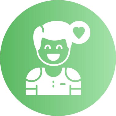 Sempati. Web simgesi basit vektör illüstrasyonu