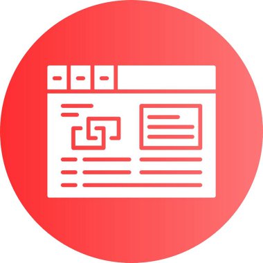 Web bağlantısı simgesi vektör illüstrasyonu 