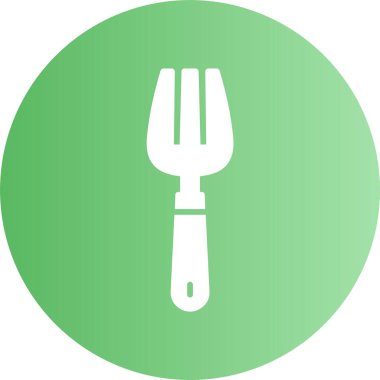 Çatal. Web basit simgesi illüstrasyonu