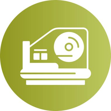 yiyecek dilimleyici basit ikon vektör çizimi