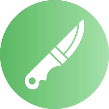 Bıçak ikonu. vektör illüstrasyonu 