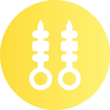 Şiş. Web simgesi basit illüstrasyon