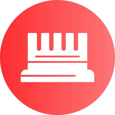 Keskinleştirici ağ basit simge illüstrasyonu