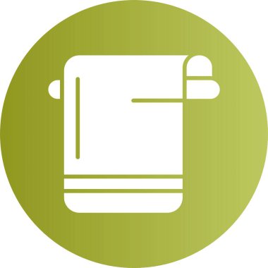 havlu ikonu vektör illüstrasyonu