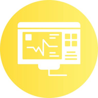 Resim simgesi Ecg okuma vektörü 