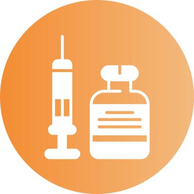 vektör şırınga simgesi, basit vektör illüstrasyon tasarımı 