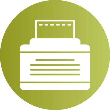 Doku kutusu web basit simge illüstrasyonu