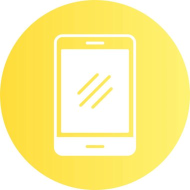 Akıllı telefon. Web simgesi basit tasarım 