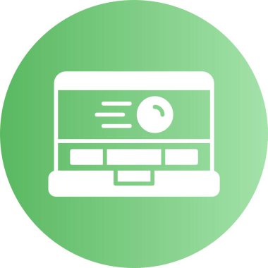  dizüstü bilgisayar kutsal kişilerin resmi, basit vektör çizim