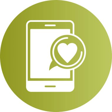 akıllı telefon simgesi, vektör illüstrasyonu basit tasarım