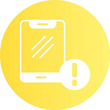 Telefon web simgesi, basit vektör çizim