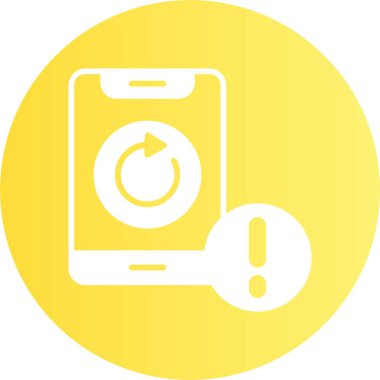 Web simgesi döndür, basit vektör illüstrasyonu