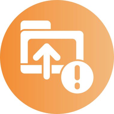 Depolama web simgesi, basit vektör illüstrasyonu