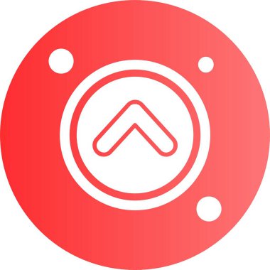 Web simgesi üzerinde gezinme oku, basit vektör illüstrasyonu