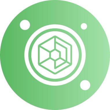 Örümcek Web Düğmesi web simgesi, basit vektör illüstrasyonu