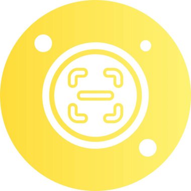 Tarayıcı Düğmesi web simgesi, basit vektör illüstrasyonu