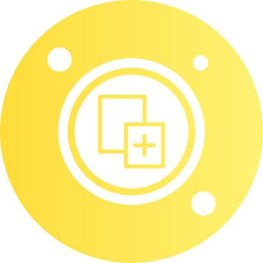 Yeni Pencere Düğmesi web simgesi, basit vektör illüstrasyonu