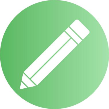 Kalem. Web simgesi basit illüstrasyon 
