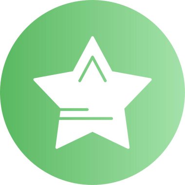 Yıldız simgesi vektör çizim tasarım