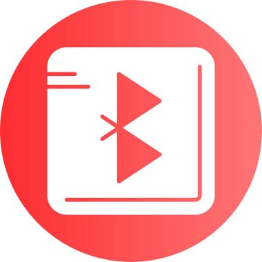 Bluetooth simgesinin vektör çizimi