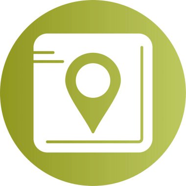 GPS web tasarım ikonu tasarım vektörü.