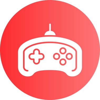 Oyun simgesi, düz stil tasarımı