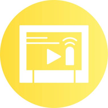 Dokunmatik ekran simgesi Beyaz Arkaplanda izole edildi. Uygulama Simgesi. Vektör.
