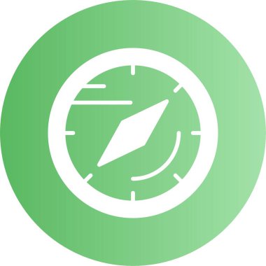 vektör pusula resimlemesi 