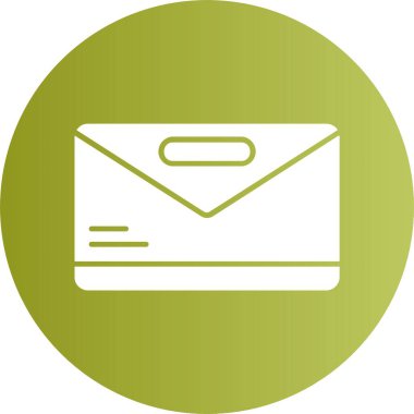 E- posta Simgesi. Vektör Resimleri Beyaz Arkaplanda İzole Edildi 