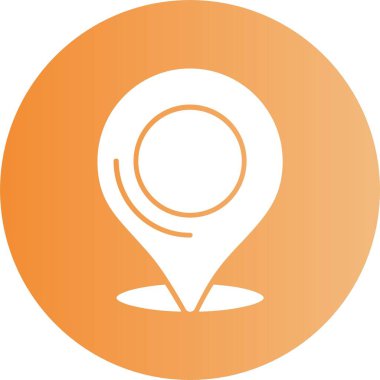 GPS, web basit illüstrasyon simgesi