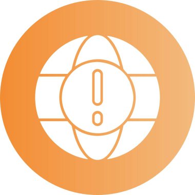 İnternet Hatası, web basit illüstrasyon simgesi