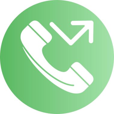 telefon ahizesi simgesi, vektör çizimi basit tasarım