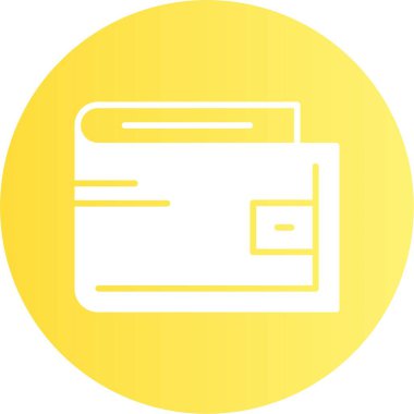 m-cüzdan düz simgesi, vektör, illüstrasyon 