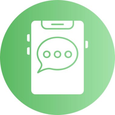 İleti balonu sohbeti, illüstrasyon, beyaz arkaplan üzerindeki vektör 