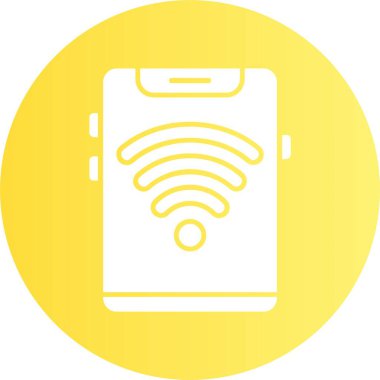 wifi işaret simgesi vektör illüstrasyonu 