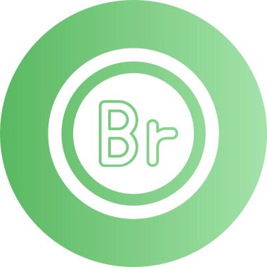 Etiyopya Birr web simgesi vektör illüstrasyonu