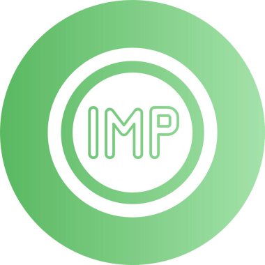 Man Pound ikon vektör illüstrasyonu adası