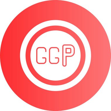 Guernsey Pound Web ikon vektör çizimi