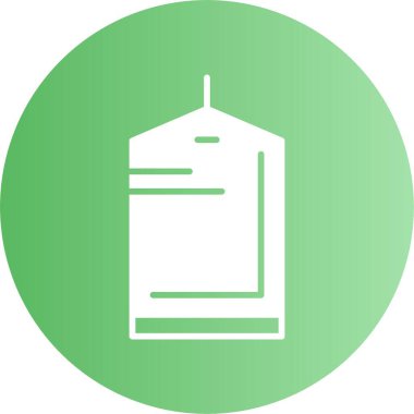 Etiket. Web basit simgesi illüstrasyonu