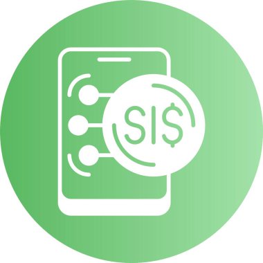 Solomon Adaları dolar işareti vektör illüstrasyonu