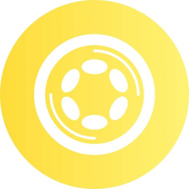 Polkadot. Web simgesi basit illüstrasyon