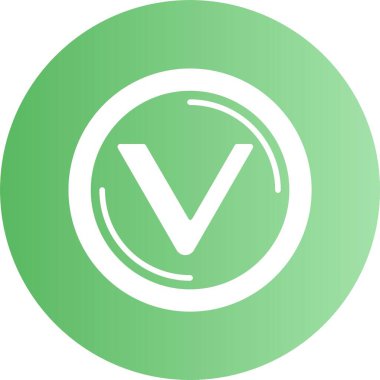 Damar zinciri simgesi, basit vektör illüstrasyonu