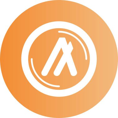 Algorand web simgesi, basit vektör illüstrasyonu