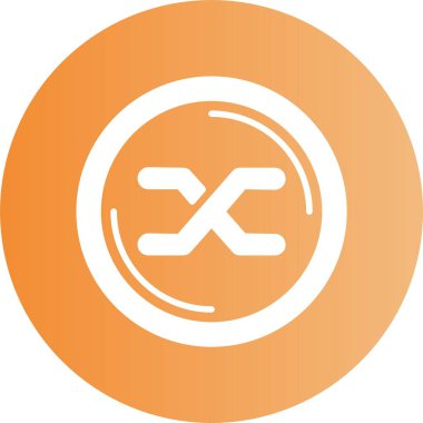 Sentetik. Web simgesi basit illüstrasyon 